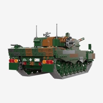 BlueBrixx Kampfpanzer Leopard 2 A4, 1250 Klemmbausteine, Displaymodell - 3