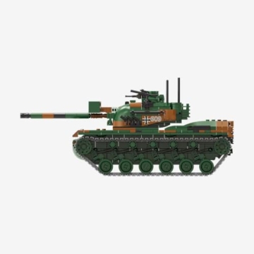 BlueBrixx Kampfpanzer M48 A2 Bundeswehr, 1148 Klemmbausteine, Patton - 2