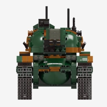 BlueBrixx Kampfpanzer M48 A2 Bundeswehr, 1148 Klemmbausteine, Patton - 3
