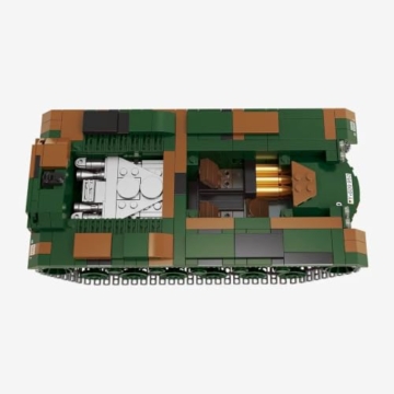 BlueBrixx Kampfpanzer M48 A2 Bundeswehr, 1148 Klemmbausteine, Patton - 4