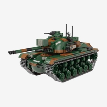 BlueBrixx Kampfpanzer M48 A2 Bundeswehr, 1148 Klemmbausteine, Patton - 6