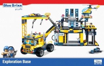 BlueBrixx Kids 107102 – Kyanite Squad: Erkundungsbasis aus Klemmbausteinen mit 753 Bauelementen - 2