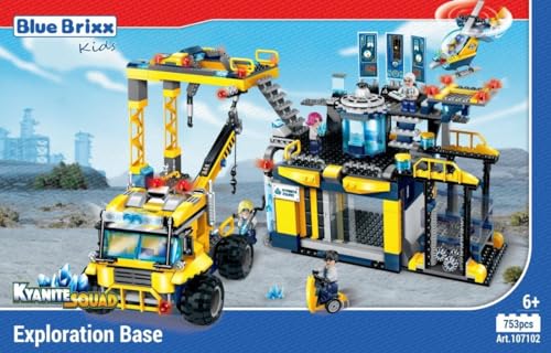 BlueBrixx Kids 107102 – Kyanite Squad: Erkundungsbasis aus Klemmbausteinen mit 753 Bauelementen - 1