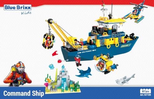 BlueBrixx Kids Kommandoschiff 107109 Kyanite Squad Deep Sea als Unterwasser Abenteuer Set Box