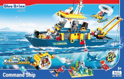 BlueBrixx Kids Kommandoschiff 107109 Kyanite Squad Deep Sea als Unterwasser Abenteuer Set