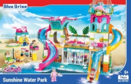 BlueBrixx Kids 107167 – Cherry: Sunshine-Wasserpark aus Klemmbausteinen mit 798 Bauelementen - 1