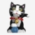 BlueBrixx Kleine Schwarze Katze, 919 Klemmbausteine, Tierfigur - 2