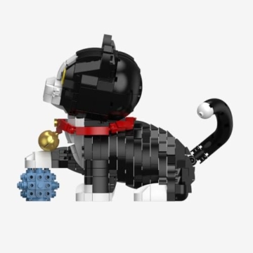 BlueBrixx Kleine Schwarze Katze, 919 Klemmbausteine, Tierfigur - 3