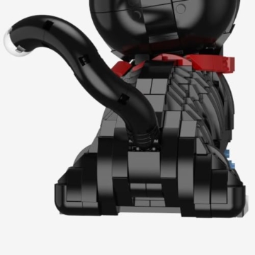 BlueBrixx Kleine Schwarze Katze, 919 Klemmbausteine, Tierfigur - 5
