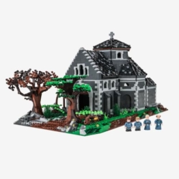 BlueBrixx Kloster Blaubrunn Die Kirche, 5492 Klemmbausteine, 4 Minifiguren - 1