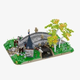 BlueBrixx Mittelalterliche Steinbrücke, 1654 Klemmbausteine, Diorama - 1