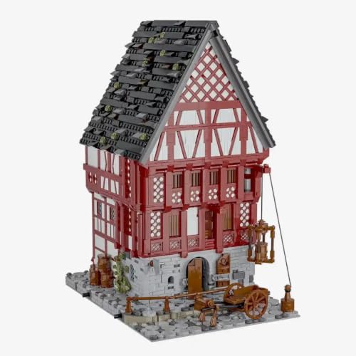 BlueBrixx Mittelalterlicher Straßenzug Zeughaus, 3686 Klemmbausteine - 1