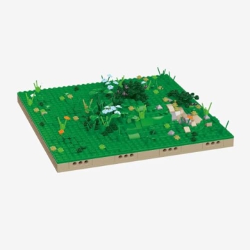 BlueBrixx Modulares Landschaftssystem Kleiner Hügel, 496 Bausteine - 1