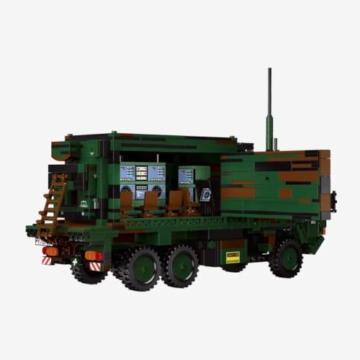 BlueBrixx Patriot Feuerleitstand der Bundeswehr, 1490 Klemmbausteine - 3