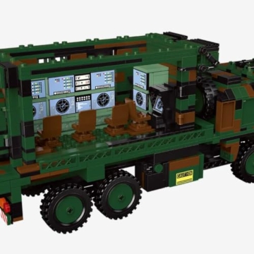 BlueBrixx Patriot Feuerleitstand der Bundeswehr, 1490 Klemmbausteine - 6