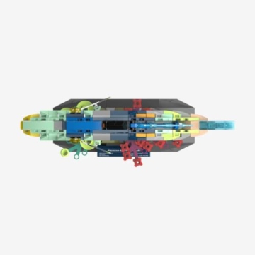 BlueBrixx Picasso Drückerfisch, 390 Klemmbausteine, Displaymodell - 4