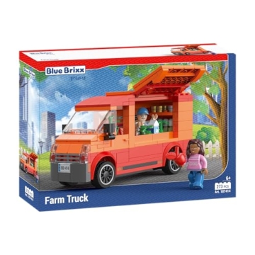 BlueBrixx Play 107414 Mobiler Hofladen aus 273 Klemmbausteinen Box