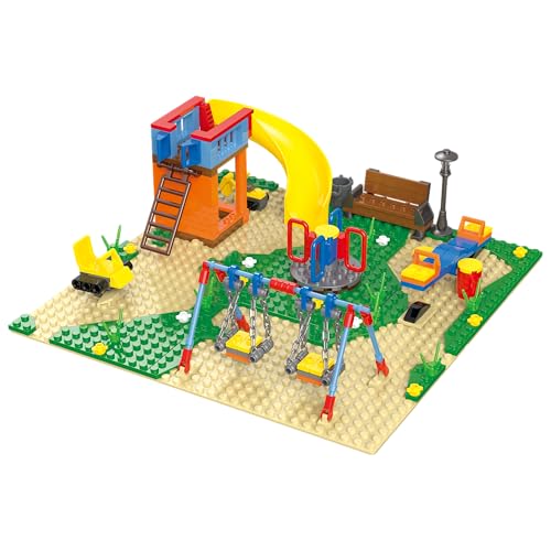 BlueBrixx Play 107422 – Spielplatz aus Klemmbausteinen
