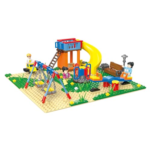 BlueBrixx Play 107422 – Spielplatz aus Klemmbausteinen