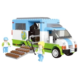 BlueBrixx Play Pferdetransporter aus Klemmbausteinen 107741