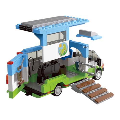 BlueBrixx Play Pferdetransporter aus Klemmbausteinen 107741 Modular