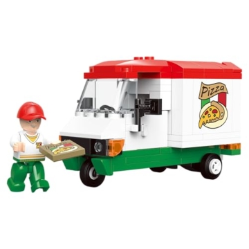 BlueBrixx Play 107743 – Pizzalieferung aus Klemmbausteinen