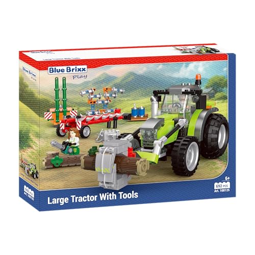 BlueBrixx Play 108125 – Großer Traktor Box