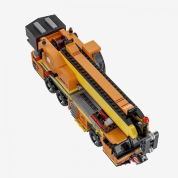 BlueBrixx Play Mobiler Baukran aus Klemmbausteinen mit 874 Teilen