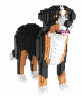 BlueBrixx Pro 102821 – Berner Sennenhund aus Klemmbausteinen mit 2520 Bauelementen. Lieferung in Originalverpackung.