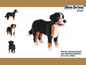 BlueBrixx Pro 102821 – Berner Sennenhund aus Klemmbausteinen mit 2520 Bauelementen. Lieferung in Originalverpackung.