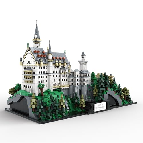 BlueBrixx Schloss Neuschwanstein (Pro 102873) aus Klemmbausteinen Moc
