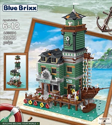 BlueBrixx Pro 103074 – Schiffswerft Restaurant