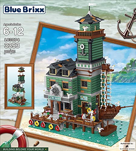 BlueBrixx Pro 103074 – Schiffswerft Restaurant