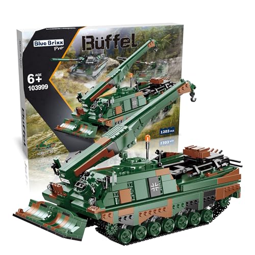 BlueBrixx Pro 103999 – Bergepanzer Büffel (BPz3) Box