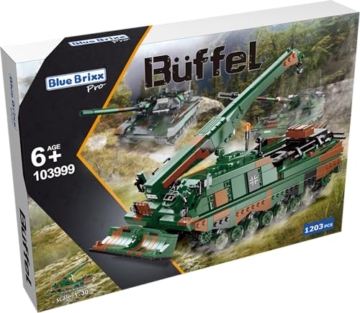 BlueBrixx Pro 103999 – Bergepanzer Büffel (BPz3) Box