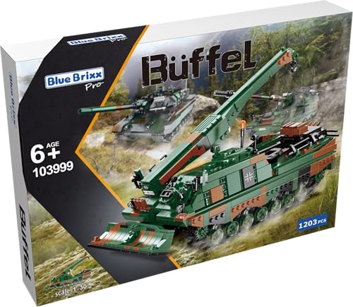 BlueBrixx Pro 103999 – Bergepanzer Büffel (BPz3) Box