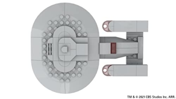 BlueBrixx Pro 104172 – Star Trek USS Enterprise NCC-1701-D aus Klemmbausteinen mit 182 Bauelementen. Kompatibel mit Lego. Lieferung in Originalverpackung. - 3