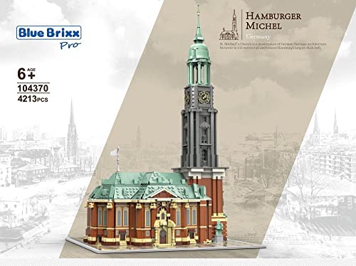 BlueBrixx Pro 104370 – Hamburger Michel aus Klemmbausteinen