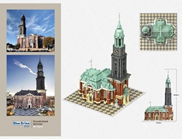 BlueBrixx Pro 104370 – Hamburger Michel aus Klemmbausteinen