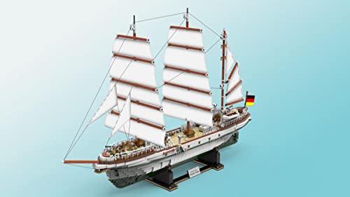 BlueBrixx Pro 104471 – Segelschulschiff Gorch Fock aus Klemmbausteinen