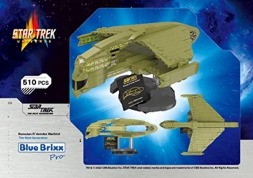 BlueBrixx Pro 104573 – Star Trek Romulanischer D´deridex-Warbird