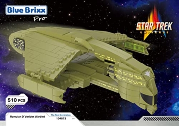 BlueBrixx Pro 104573 – Star Trek Romulanischer D´deridex-Warbird