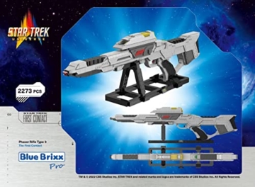 BlueBrixx Pro 104580– Star Trek Phasergewehr Typ 3 (TFC)