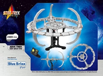 BlueBrixx Pro 104583 – Star Trek Raumstation Deep Space Nine Box Rückseite