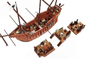 BlueBrixx Pro 104892 – Santa Maria Schiff
