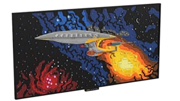 BlueBrixx Pro 105420 – Star Trek Gemälde in Picards Bereitschaftsraum