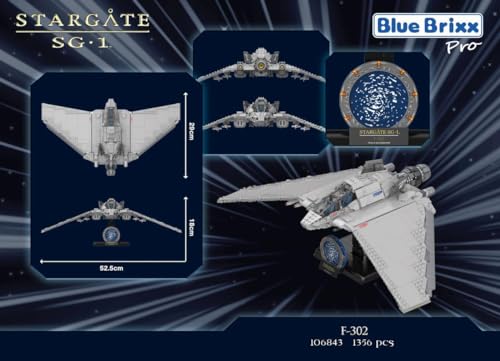 BlueBrixx Pro 106843 – Stargate F-302