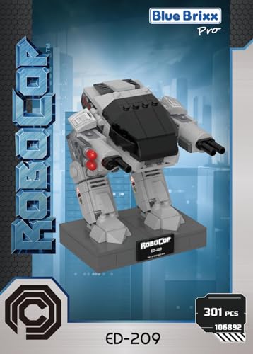 BlueBrixx Pro 106892 – Robocop ED-209 aus Klemmbausteinen mit 301 Bauelementen - 3