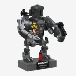BlueBrixx Pro 106894 – Cain/Robocop 2.0 aus Klemmbausteinen mit 284 Bauelementen - 1