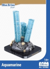 BlueBrixx Pro 107052 – Aquamarin aus Klemmbausteinen